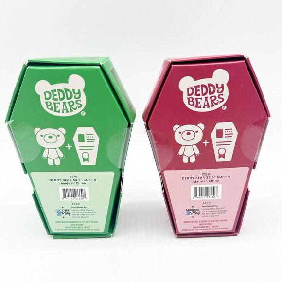 DEDDY BEARS Mini Scary Bear Series 3 Coffin Gutsy & Dripps 5" Plush Lot of 2 - Picture 3 of 9